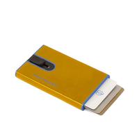 Piquadro Porte-Cartes Pop-up Automatique Homme métal et Cuir Juane