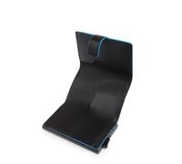 Piquadro Porte-Cartes Pop-up Automatique Homme métal et Cuir Noir