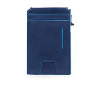 Piquadro - Porte-cartes pop-up avec fenêtre d'identification à rabat - unisex - Accessoires - Bleu - Taille: ONE Size