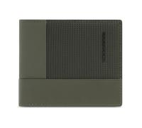 Piquadro - Portefeuille à 5 compartiments pour cartes et protection Rfid - Homme - Accessoires - Vert - Taille: ONE Size