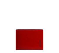 Piquadro - Portefeuille avec poche à monnaie et protection Rfid - Homme - Accessoires - Rouge - Taille: ONE Size
