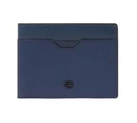 Piquadro Portefeuille homme avec porte-monnaie en cuir Blau