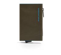Piquadro - Portefeuille Compact avec Porte-Cartes Pop-Up - Homme - Accessoires - Vert - Taille: ONE Size