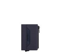 Piquadro Portefeuille Compact Pop-up avec Porte-Monnaie Homme Bleu