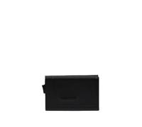 Piquadro Portefeuille Compact Pop-up avec Porte-Monnaie Homme métal et Cuir Noir