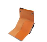 Piquadro Portefeuille Compact Pop-up avec Porte-Monnaie Homme métal et Cuir Orange