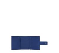 Piquadro Portefeuille de Poche Homme avec Porte-Monnaie Unisex Tissu/Bio-Based Material Bleu