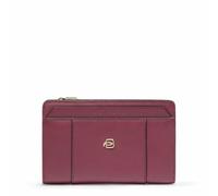 Piquadro Portefeuille Femme avec Porte-Monnaie Femme Cuir Bordeaux