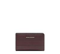 Piquadro Portefeuille Femme avec Porte-Monnaie Femme Cuir Bordeaux