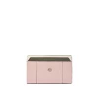 Piquadro Portefeuille Femme avec Porte-Monnaie Femme Cuir Rose/Blanc