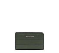 Piquadro Portefeuille Femme avec Porte-Monnaie Femme Cuir Vert