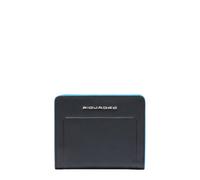 Piquadro Portefeuille Femme Petit Format Femme Cuir Noir