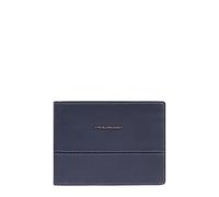 Piquadro Portefeuille Homme avec Porte-Monnaie Homme Cuir Bleu