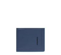 Piquadro Portefeuille Homme avec Porte-Monnaie Homme Cuir Bleu