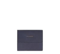 Piquadro Portefeuille Homme avec Porte-Monnaie Homme Cuir Bleu