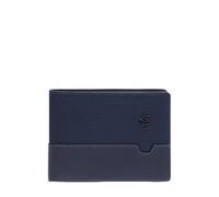 Piquadro Portefeuille Homme avec Porte-Monnaie Homme Cuir et Tissu Bleu