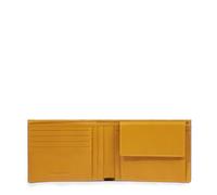 Piquadro Portefeuille Homme avec Porte-Monnaie Homme Cuir Jaune