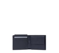 Piquadro Portefeuille Homme avec Porte-Monnaie Unisex Tissu/Bio-Based Material Noir