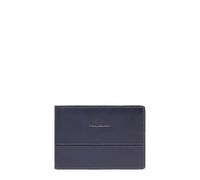 Piquadro Portefeuille Homme avec volet Porte-CNI Homme Cuir Bleu