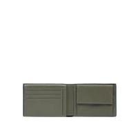 Piquadro Portefeuille Homme avec volet Porte-CNI Homme Cuir Vert