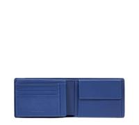 Piquadro PQ Earth Portefeuille à rabat RFID pour homme Bleu, bleu