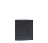 Piquadro Atlas Vertical Men´s Wallet with Coin Pocket RFID Black