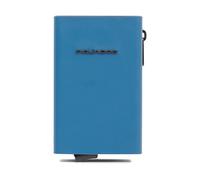 Piquadro - Portefeuille pop-up avec poche à monnaie - Homme - Accessoires - Bleu - Taille: ONE Size