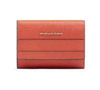 Piquadro - Portefeuille Trifold - Petit - Femme - Accessoires - Orange - Taille: ONE Size