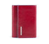 Piquadro - Portefeuille Trifold - Petit - Femme - Accessoires - Rouge - Taille: ONE Size