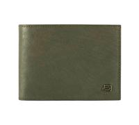 Piquadro - Portefeuille Vert Unisexe avec Poche à Monnaie - Femme - Accessoires - Vert - Taille: ONE Size