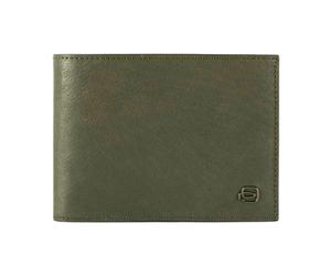Piquadro - Portefeuille Vert Unisexe avec Poche à Monnaie - Femme - Accessoires - Vert - Taille: ONE Size
