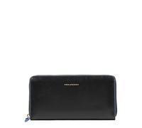Piquadro - Portefeuille zippé - Femme - Accessoires - Noir - Taille: ONE Size