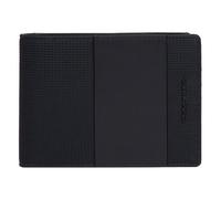 Piquadro PQ-Earth Porte-monnaie Protection RFID Cuir véritable 12.5 cm noir