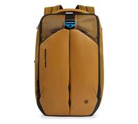 Piquadro PQ-Earth Sac à dos professionnel Protection RFID 41 cm Compartiment pour ordinateur portable jaune