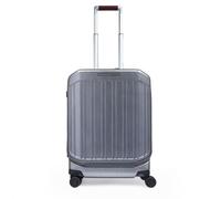Piquadro PQLM 4 roulettes Trolley de cabine 55 cm Compartiment pour ordinateur portable couleur argent