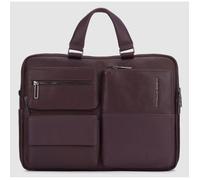 Piquadro Ronnie Porte-documents en cuir 43 cm Compartiment pour ordinateur portable violet
