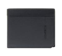 Piquadro Russel Porte-monnaie Protection RFID Cuir 10.5 cm noir