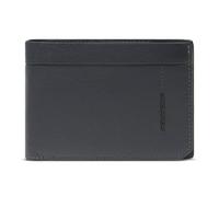 Piquadro Russel Porte-monnaie Protection RFID Cuir 13 cm noir