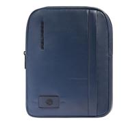 Piquadro Russel Sac à bandoulière Cuir 27 cm bleu