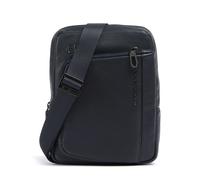Piquadro S134 Sac bandoulière bleu, cuir de vache grainé, unisexe