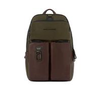 Piquadro - Sac à avec housse d'ordinateur 14 - Homme - Sacs - Vert - Taille: ONE Size