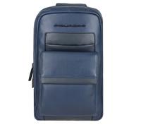 Piquadro Sac à bandoulière Cuir 20 cm bleu