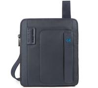 PIQUADRO P16, Sac de Transport pour iPad Homme, Bleu, Taille Unique
