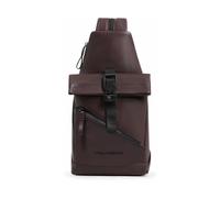 Piquadro - Sac à dos bandoulière convertible - Homme - Sacs - Brun - Taille: ONE Size