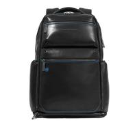 Mode Sac à Dos PIQUADRO Bleu Carré Noir - CA6592B2BM-N