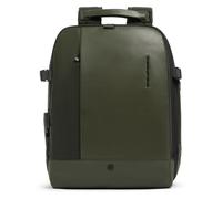 Piquadro - Sac à dos de voyage extensible 38 L pour ordinateur portable 15-6 pouces - Homme - Sacs - Vert - Taille: ONE Size
