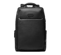 Piquadro Sac à dos de voyage personnalisable Unisex cuir noir