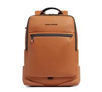 Piquadro Sac à dos déperlant pour ordinateur 14" Homme tissu orange brique