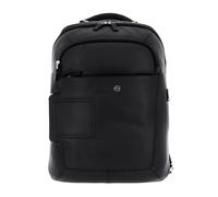 PIQUADRO Sac à Dos en Cuir avec Porte-Pc 15"