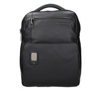 Piquadro - Sac à dos en cuir - Homme - Sacs - Noir - Taille: ONE Size